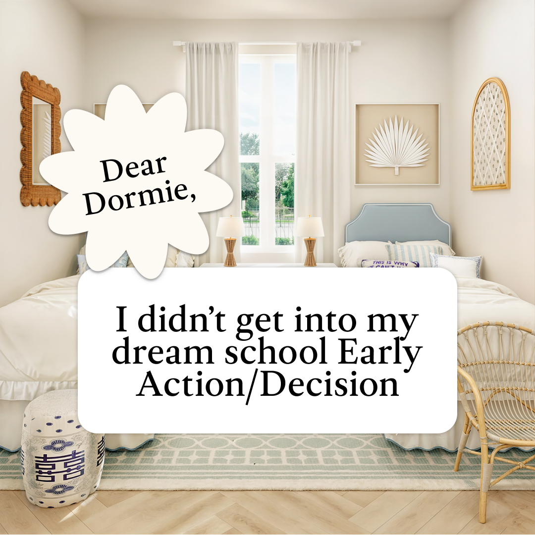 What to Do If You Don’t Get Into Your Dream School Early Action